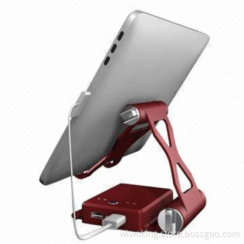 Adjustable and Folding Stand Power Bank with 6,600mAh Battery Capacity